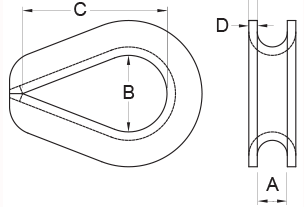 half-inch-Stainless-Wire-Rope-Thimble-specification-diagram