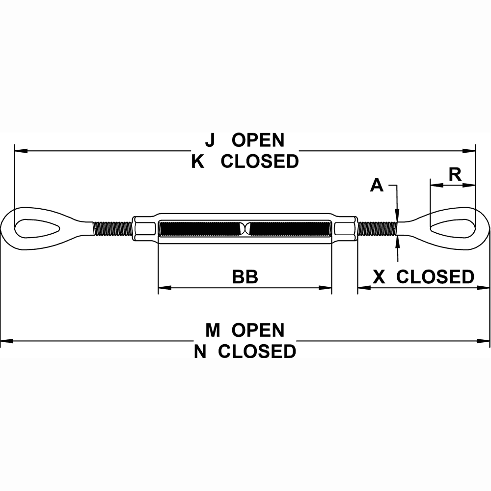five-eighths-inch-X-6-inch-Eye-Eye-Turnbuckle-specification-diagram