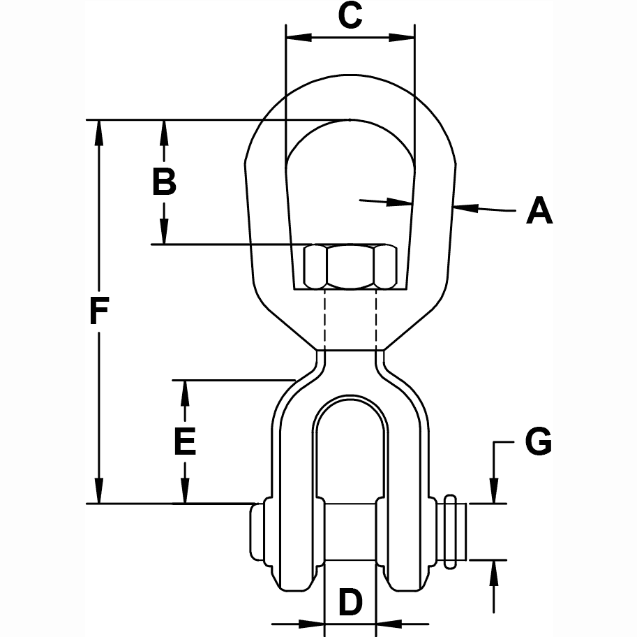 three-eighths-inch-Eye-Jaw-Swivel-specification-diagram