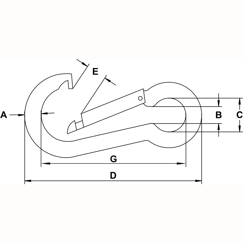 half-inch-Snap-Link-specification-diagram