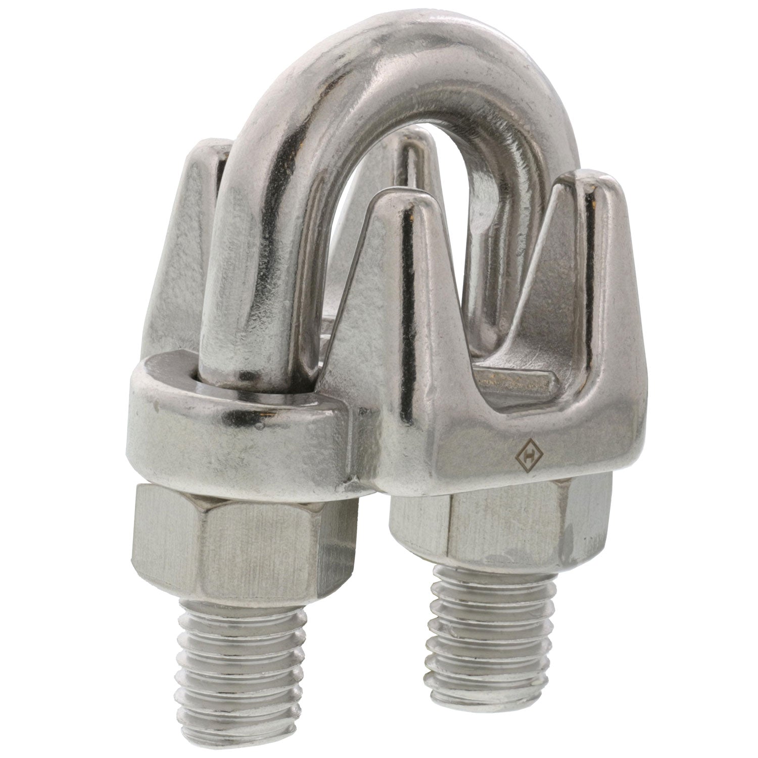 Stainless Steel 316 6mm or 1/4" Wire Rope Clip Light Type Marine Grade
