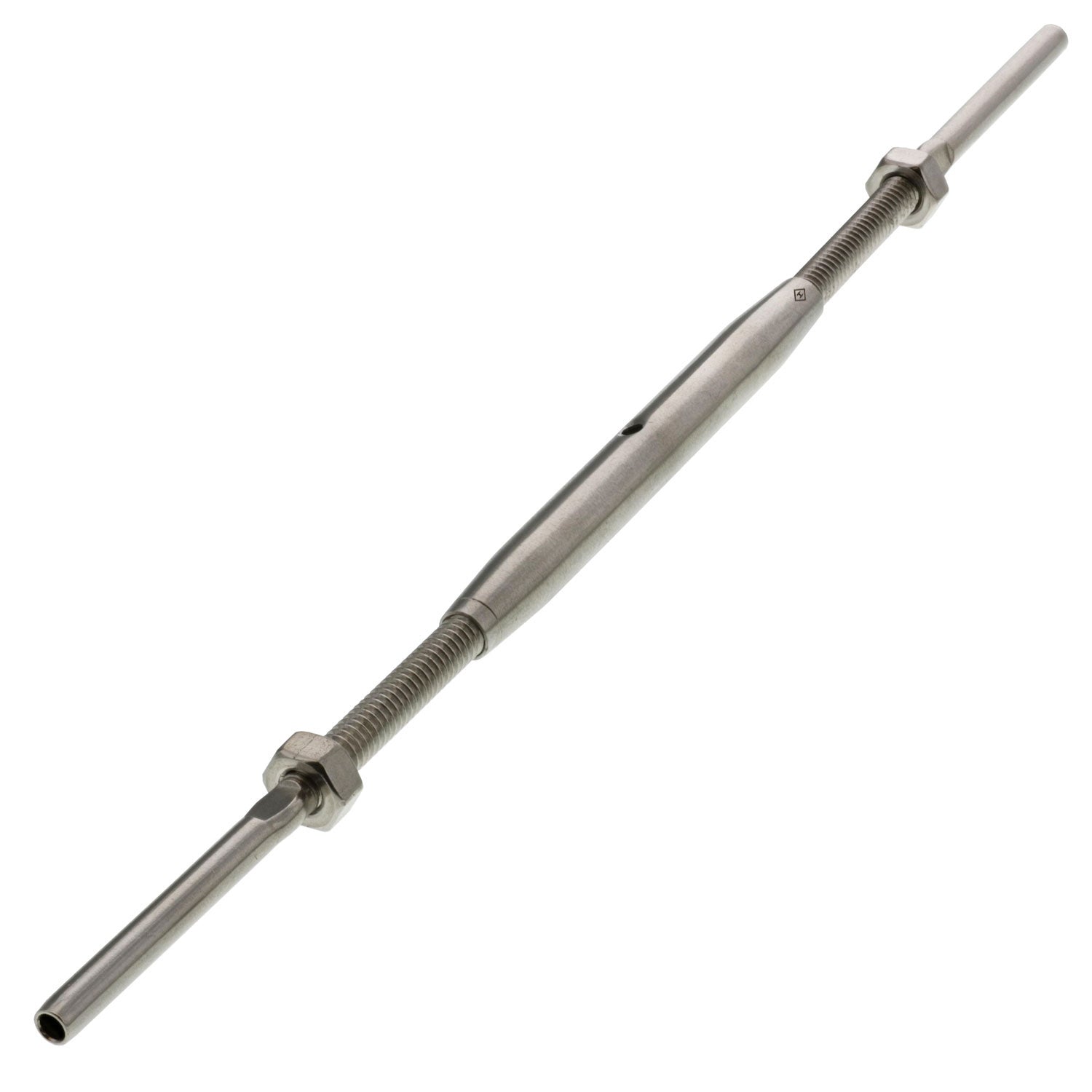 S0782-0703 316 STAINLESS STEEL TOGGLE & SWAGE TURNBUCKLE 1/4"-1/8"