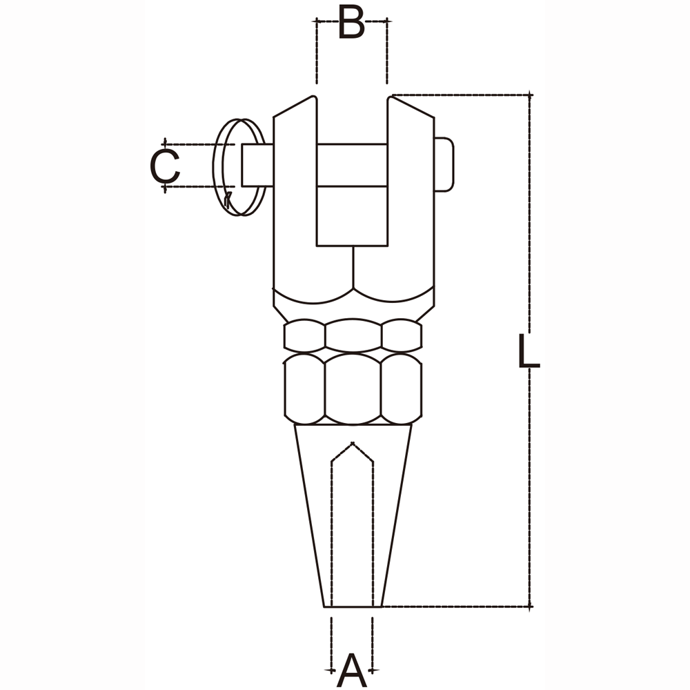 quarter-inch-stainless-steel-swageless-jaw-specification-diagram
