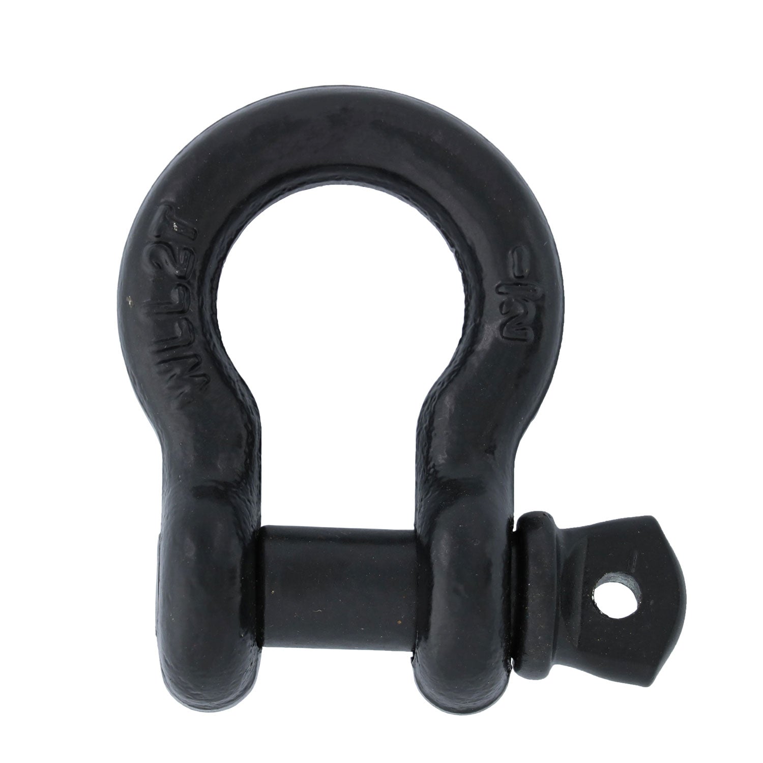 3/8 in., 1 ton, Black Powder Coated Galvanized Screw Pin Anchor Shackle
