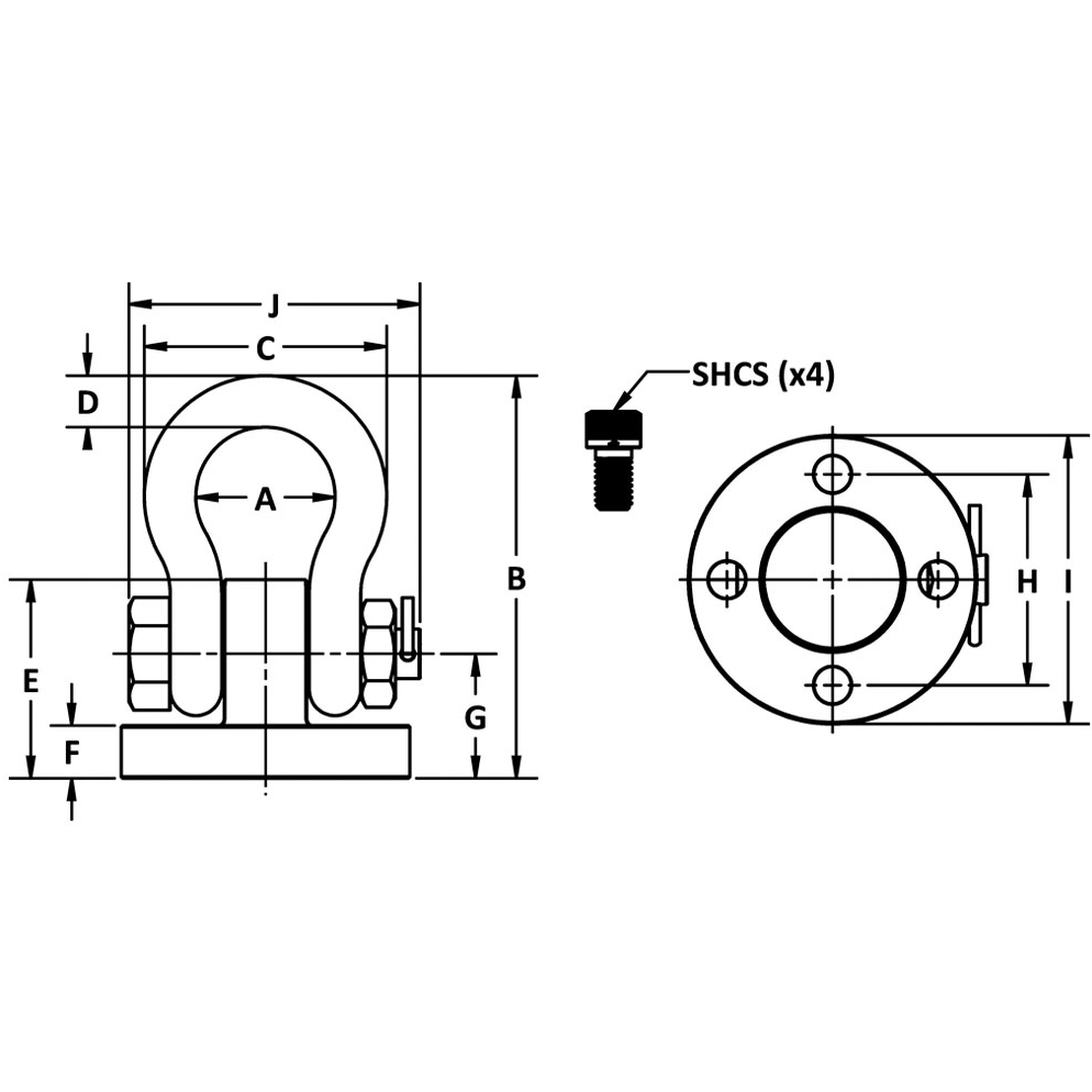 2000-lb-WLL-Shackle-Hoist-Ring-specification-diagram