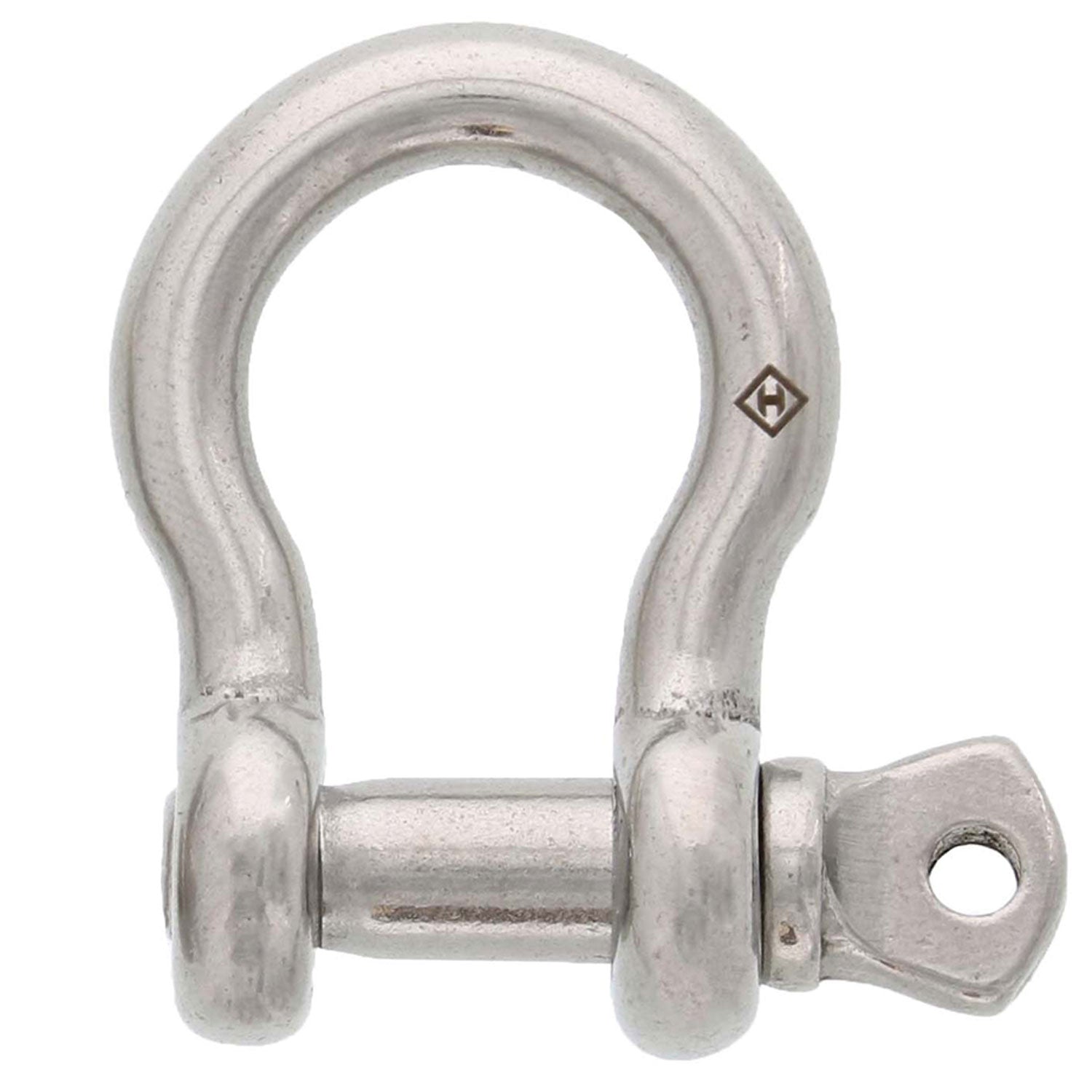 1/4 in., 1097 lb, Type 316 Stainless Steel Screw Pin Anchor Shackle