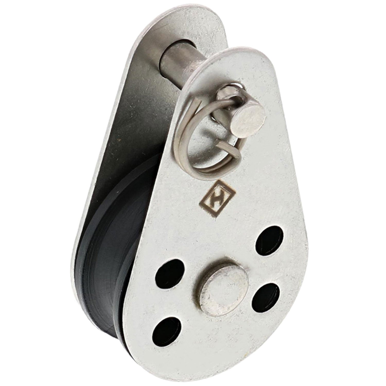 25mm Stainless Steel marine grade PULLEY BLOCK With Nylon Sheave REMOVABLE PIN 