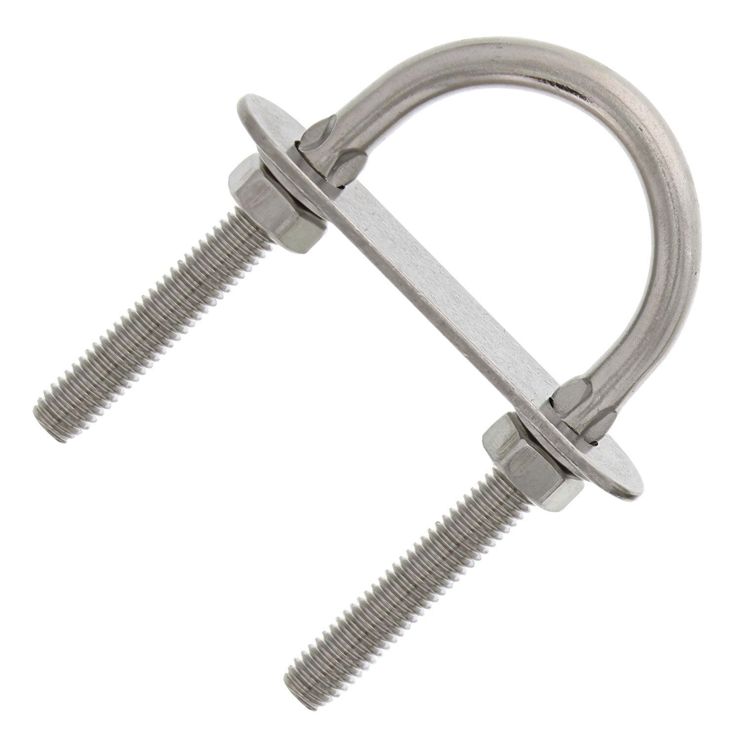 Pipe Diameter 22~144mm M6/M8 A2 Stainless Steel U Bolts Round Bend U-Bolt Clamp 