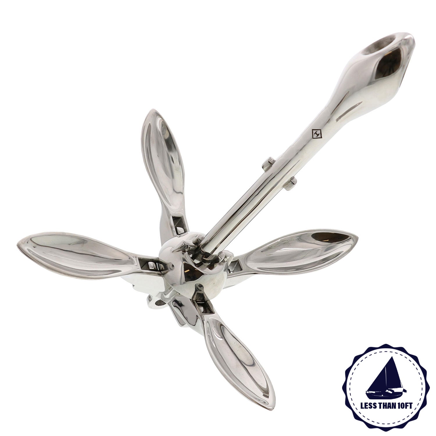 3.3 lbs Stainless Steel Folding Anchor