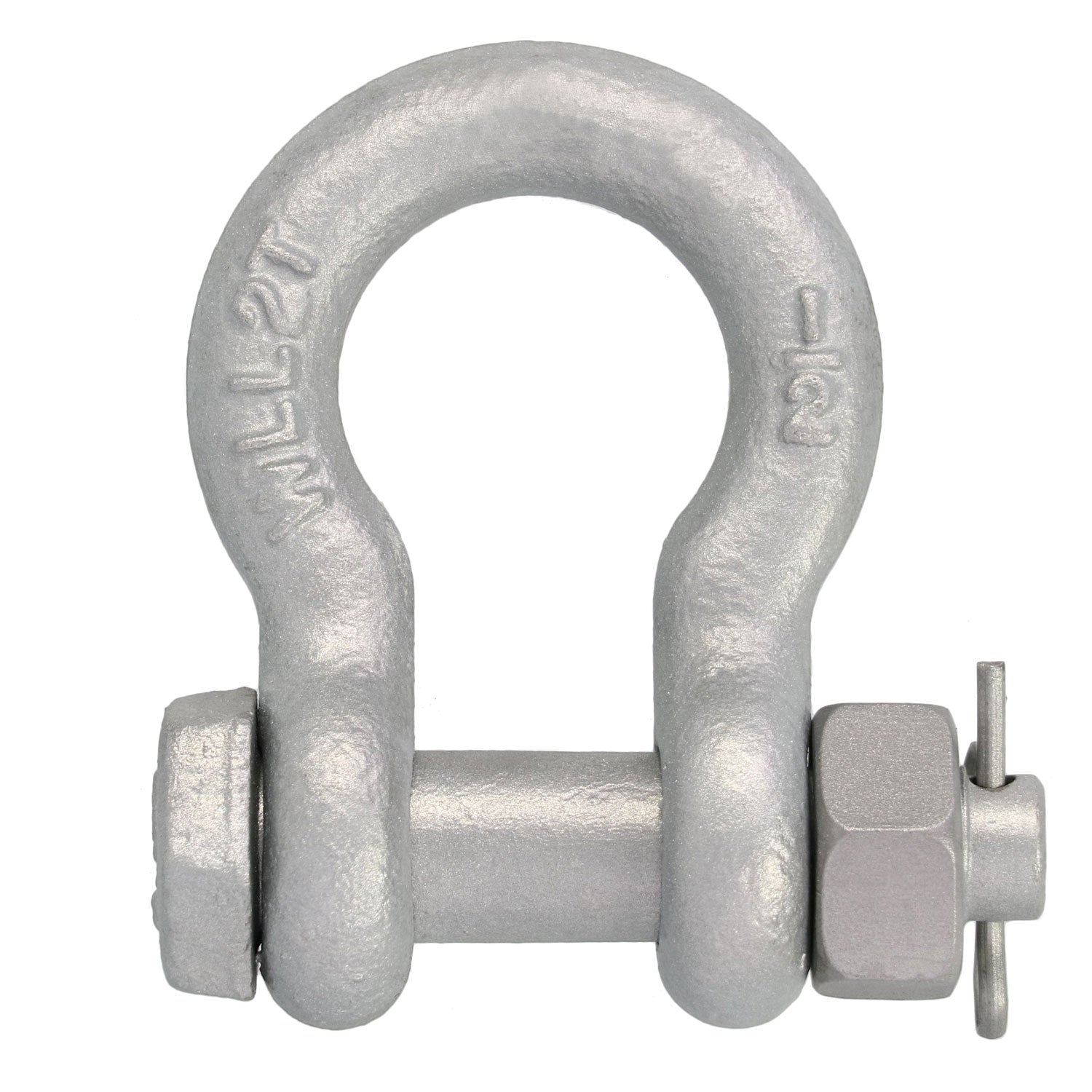 1/2 in., 2 ton, Galvanized Bolt-Type Anchor Shackle