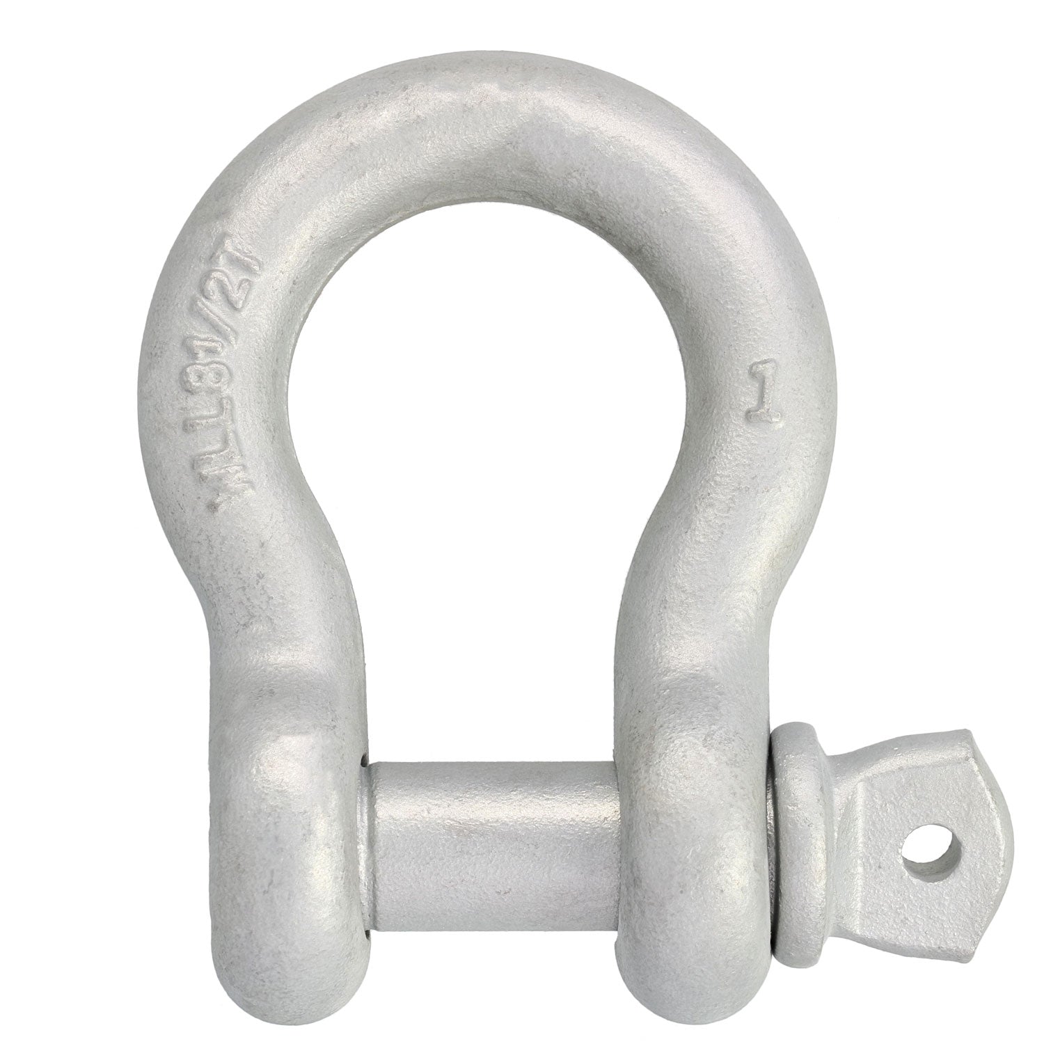 1 in., 8.5 ton, Galvanized Screw Pin Anchor Shackle