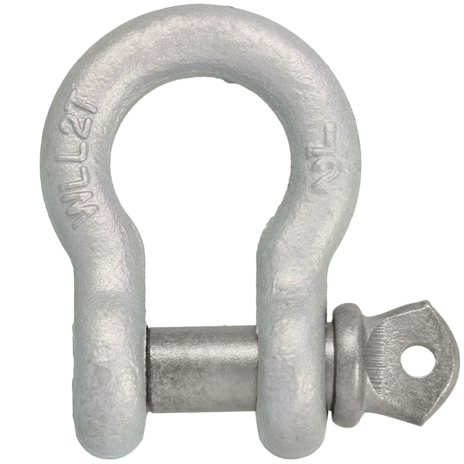1/2 in., 2 ton, Galvanized Screw Pin Anchor Shackle