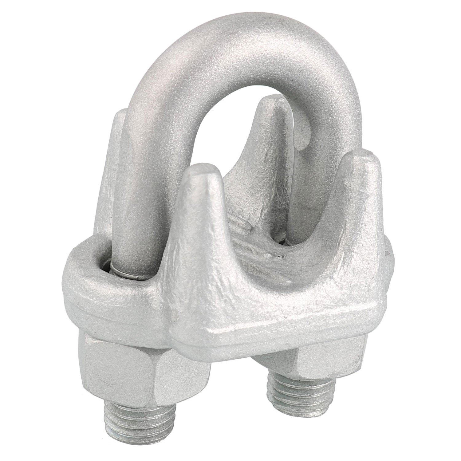 2 Pack 1-3/8 Galvanized Drop Forged Wire Rope Clips 